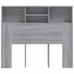 VidaXL 817247 tête de lit et pied de lit Gris, Chêne - Vue supplémentaire 5