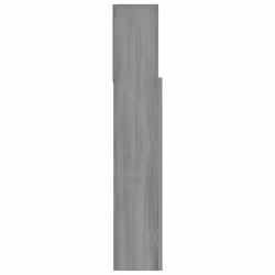 VidaXL 817247 tête de lit et pied de lit Gris, Chêne - Vue supplémentaire 6