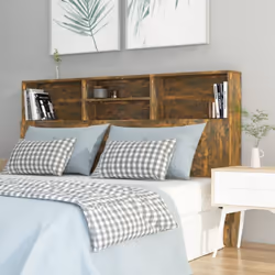 Cette armoire de tête de lit est conçue pour être un complément parfait à votre chambre à coucher. Matériau haute de gamme : ...