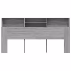 VidaXL 817259 tête de lit et pied de lit Gris, Chêne