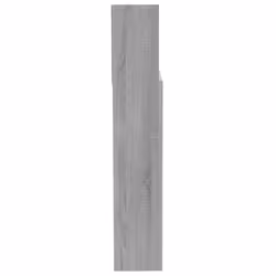 VidaXL 817259 tête de lit et pied de lit Gris, Chêne - Vue supplémentaire 4