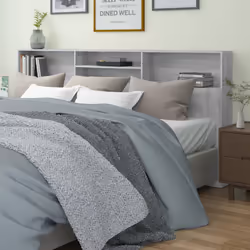 VidaXL 817262 tête de lit et pied de lit Gris, Chêne