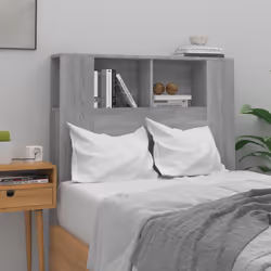 VidaXL 817265 tête de lit et pied de lit Gris, Chêne