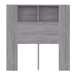 VidaXL 817265 tête de lit et pied de lit Gris, Chêne - Vue supplémentaire 4