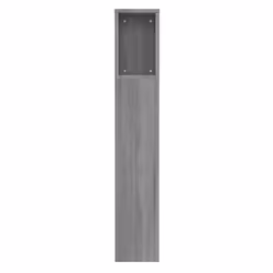 VidaXL 817265 tête de lit et pied de lit Gris, Chêne - Vue supplémentaire 5