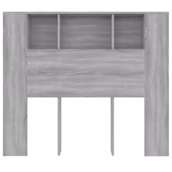 VidaXL 817268 tête de lit et pied de lit Gris, Chêne - Vue supplémentaire 4