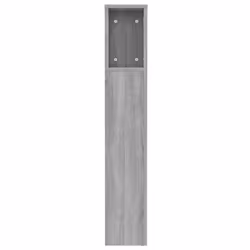 VidaXL 817268 tête de lit et pied de lit Gris, Chêne - Vue supplémentaire 5