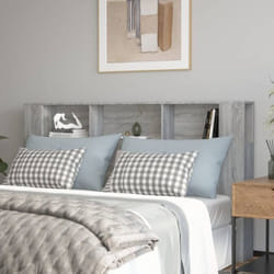 VidaXL 817277 tête de lit et pied de lit Gris, Chêne