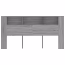 VidaXL 817280 tête de lit et pied de lit Gris, Chêne