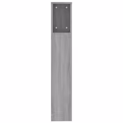 VidaXL 817280 tête de lit et pied de lit Gris, Chêne - Vue supplémentaire 4