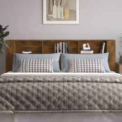 VidaXL 817282 tête de lit et pied de lit Chêne - Vue supplémentaire 3