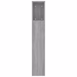 VidaXL 817283 tête de lit et pied de lit Gris, Chêne - Vue supplémentaire 5