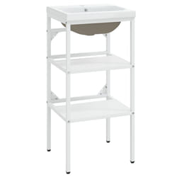 VidaXL 3101373 miroir de salle de bain et armoire de rangement pour évier