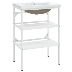 VidaXL 3101375 miroir de salle de bain et armoire de rangement pour évier