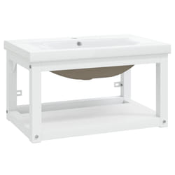 VidaXL 3101380 miroir de salle de bain et armoire de rangement pour évier