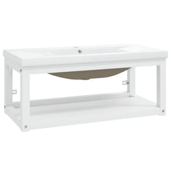 VidaXL 3101381 miroir de salle de bain et armoire de rangement pour évier