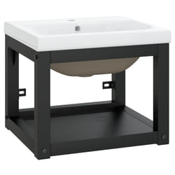 VidaXL 3101382 miroir de salle de bain et armoire de rangement pour évier