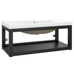 VidaXL 3101384 miroir de salle de bain et armoire de rangement pour évier