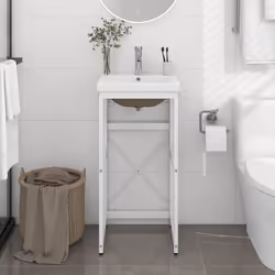 VidaXL 3101385 miroir de salle de bain et armoire de rangement pour évier