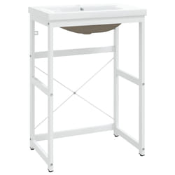 VidaXL 3101386 miroir de salle de bain et armoire de rangement pour évier