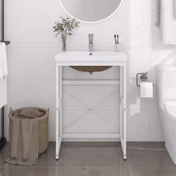 VidaXL 3101386 miroir de salle de bain et armoire de rangement pour évier