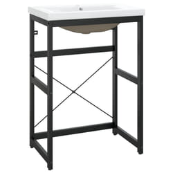 VidaXL 3101389 miroir de salle de bain et armoire de rangement pour évier