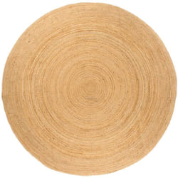 Vidaxl - Tapis jute tressé 240 cm Rond