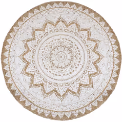 Donnez une touche naturelle à votre intérieur avec ce tapis en jute tressé ! C'est le choix parfait pour décorer votre pièce  ...