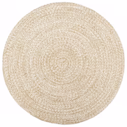 Donnez à votre intérieur une touche naturelle avec ce tapis en jute tressé ! Ce tapis fait à la main dégage un style rustique ...