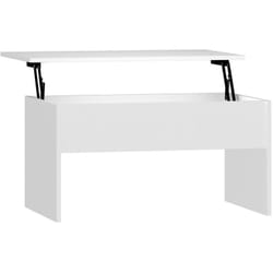 Vidaxl - Table basse Blanc 80x50,5x41,5 cm Bois d'ingénierie