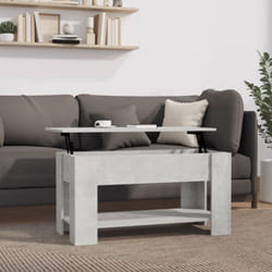 Vidaxl - Table basse gris béton 101x49x52 cm bois d'ingénierie