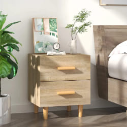vidaXL Table de chevet Chêne sonoma 40x35x47,5 cm - TU