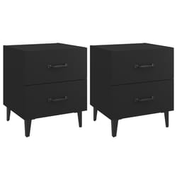 VidaXL 811991 Table de nuit et table de chevet Noir