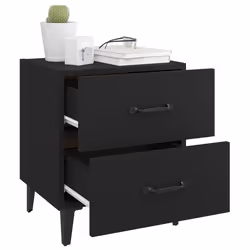VidaXL 811991 Table de nuit et table de chevet Noir