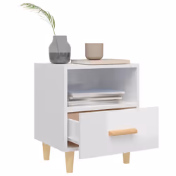 VidaXL 812019 Table de nuit et table de chevet Blanc