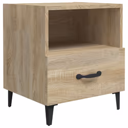 VidaXL 812031 Table de nuit et table de chevet Chêne