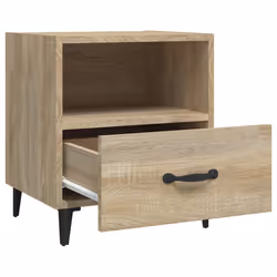 VidaXL 812031 Table de nuit et table de chevet Chêne - Vue supplémentaire 6