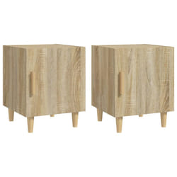 VidaXL 812049 Table de nuit et table de chevet Chêne