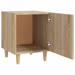 VidaXL 812049 Table de nuit et table de chevet Chêne - Vue supplémentaire 6