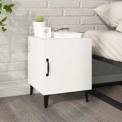 VidaXL 812060 Table de nuit et table de chevet Blanc