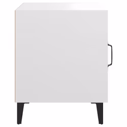 VidaXL 812060 Table de nuit et table de chevet Blanc