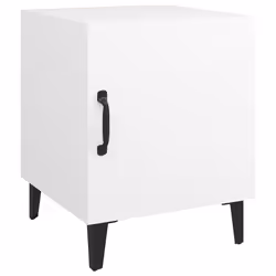 VidaXL 812061 Table de nuit et table de chevet Blanc