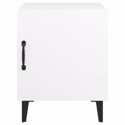 VidaXL 812061 Table de nuit et table de chevet Blanc - Vue supplémentaire 4