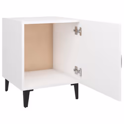 VidaXL 812061 Table de nuit et table de chevet Blanc - Vue supplémentaire 5