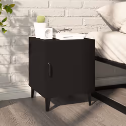VidaXL 812062 Table de nuit et table de chevet Noir