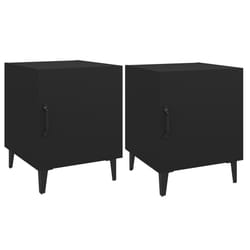 VidaXL 812063 Table de nuit et table de chevet Noir