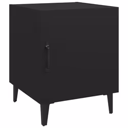 VidaXL 812063 Table de nuit et table de chevet Noir