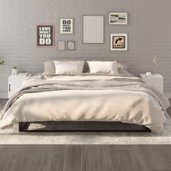 Ces tables de chevet au design élégant sont un supplément intemporel à votre décoration intérieure. Matériau haute de gamme : ...