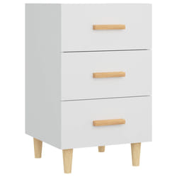 VidaXL 812078 Table de nuit et table de chevet Blanc
