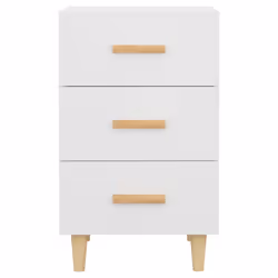 VidaXL 812078 Table de nuit et table de chevet Blanc - Vue supplémentaire 4